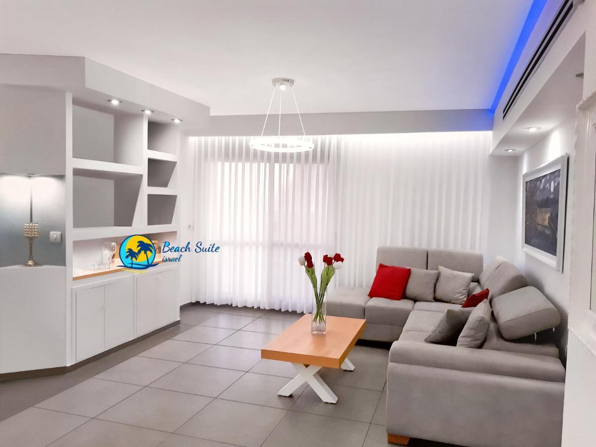 אשקלון Beach Suite Israel 5rm Jacuzzi Spa Vacation Rental Apartment דירת נופש צימר 5חד על הים גקוזי ספא וחדר כושר מראה חיצוני תמונה