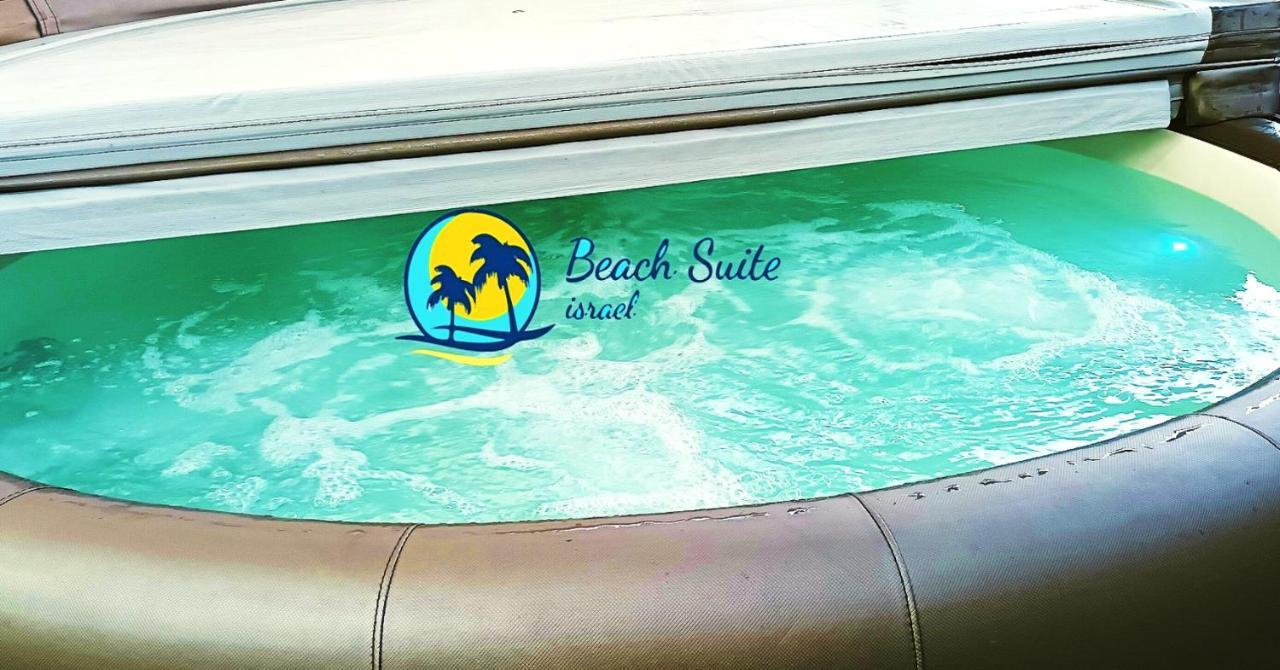 אשקלון Beach Suite Israel 5rm Jacuzzi Spa Vacation Rental Apartment דירת נופש צימר 5חד על הים גקוזי ספא וחדר כושר מראה חיצוני תמונה